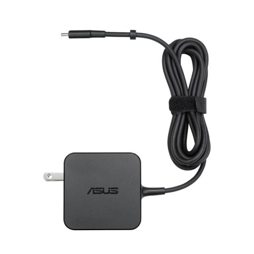 ASUS AC65-00 65W Type-C USB Adapter/Charger Connector, USB PD 3.0 Technology with 5V/3A, 9V/3A, 15V/3A and 20V/3.25A Output
